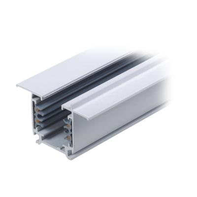 China High Quality Aluminum 4 Wire Guide Rail Rail Track For Track Lighting System for sale