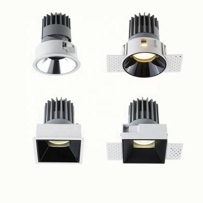 China Modern 6W 8W 12W Embedded Dimming Anti-glare Recessed Ceiling LED Downlight Spot Light For Hotel Club for sale