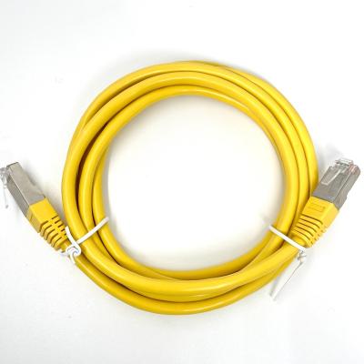 China YELLOW Consumer Network Cable CAT5E UTP RJ45 8P8C 4PAIR 24AWG 1.82M Cable 8pins for sale