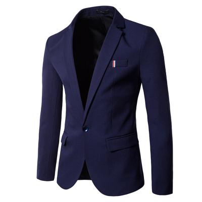 China Wholesale Non Iron Casual Men's Slim Fit Solid Color Blazers Anti Shrink For Men for sale