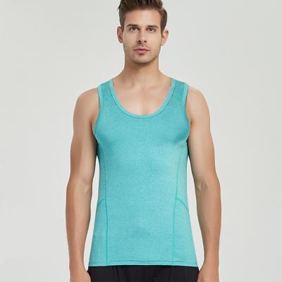 China Custom Anti-Shrink Work Out Dry Fit Mens Breathable Tank Top for sale