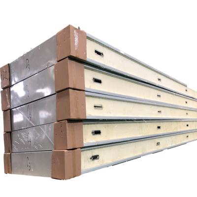 China Double room modern high quality cold storage panel steel plate andpolyurethane foam sandwich PU foam board for sale