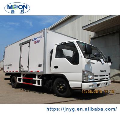 China New Product Foton Refrigerated Transport Cimc 1.5 Tons Insulation Refrigerated Truck Medium Chassis 4*2 for sale