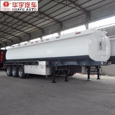 China Truck trailer 40000 45000 50000 liters fuel oil tanker transport tank semi trailer for sale