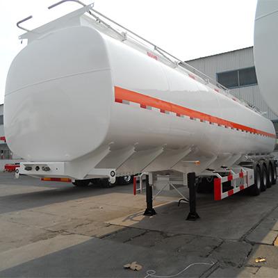 China Truck trailer 4 axle fuel tanker oil transport truck diesel tank semi trailer for sale for sale