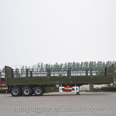 China Other Trailers Three Axle 60t Stake Cargo Semi Trailer for sale