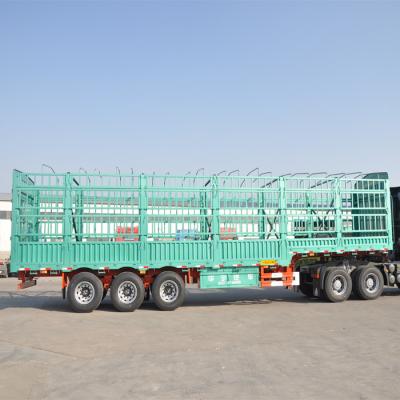 China Truck trailer 40ton 3 axles tansport cargo semi trailer for sale