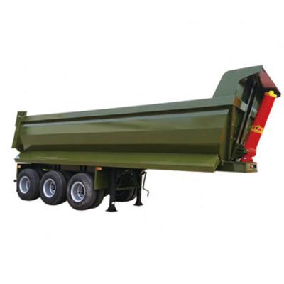 China Truck Trailer 3 Axle U Dump Semi Trailer Vietnam Market for sale