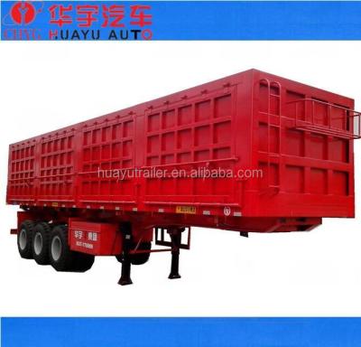 China Truck Trailer 3 AXLE BOX SEMI TRAILER USE FOR MONGOLIA MARKET for sale