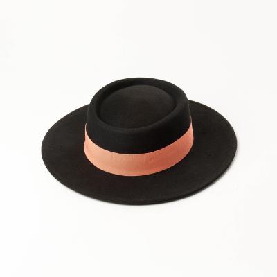 China New Picture Style Wide Brim Wool Straw Hat Free Shipping Hat for sale