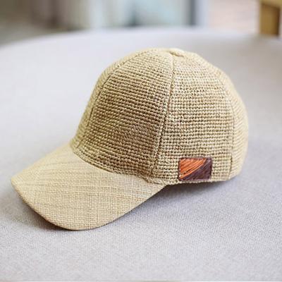 China High-end Breathable Sunscreen Shade Baseball Straw Hats Men And Women Picture Spring And Summer Raffia Hats for sale