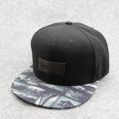 China JOINT Wholesale Aztec Custom Curved Printing 5 Edge Panel Strap Back Hat for sale