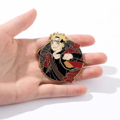 China Medal Luminous Anime Pin Game Brooch Europe Star Painting Enamel Metal Commemorative Badge for sale