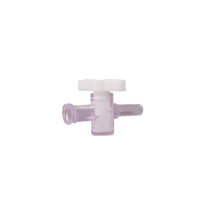 China PC / PE Disposable Plastic High Pressure Medical Plastic Stopcock 2 Way Two Way Extended Way for sale