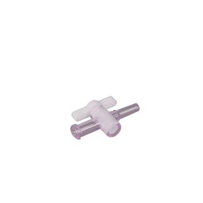 China Medical PC/PE two way stopcock for pneumoperitoneum needle transparent PC white PE two way stopcock gas volume adjustment for sale