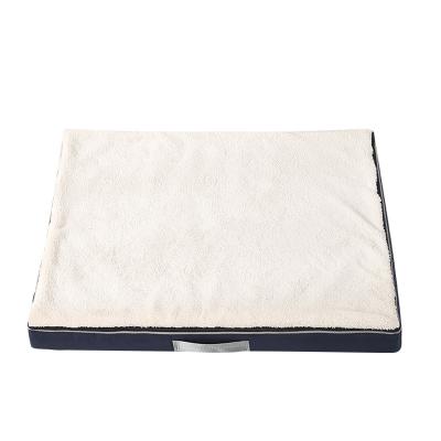 China Breathable Cheap Price Dog Bedspread Velvet Cushion Rectangular Waterproof Pet Blanket for sale