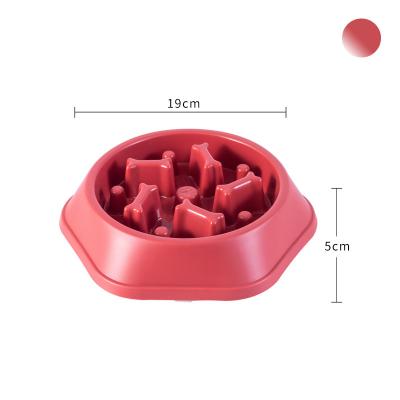 China Wholesale Custom Stocked 2023 New Design Non Slip To Prevent Clogging Slow Dog Cat Food Grade Bowl Silicone Dog Feeder Slow Feeder for sale