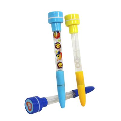 China Promotional Pen Bubble Blowing Pen With Stamp Function for sale