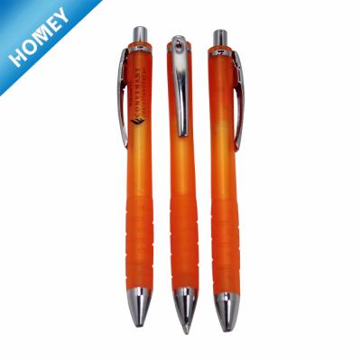 China office & School Pen Homey Orange Plastic Cheap Ballpoint Pen / Ballpoint Pen for sale