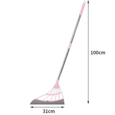 China Fashionable Effective And Durable Cleaning Tool Long Handled Broom With Dustpan Broom for sale