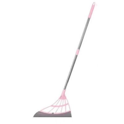 China 2021 Factory Fashionable High Quality Handle Broom Plastic Broom for sale