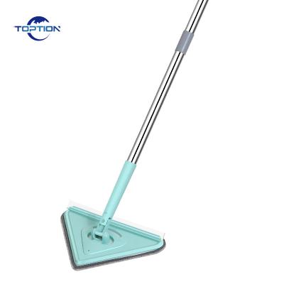 China Good Quality Viable Home Triangle Microfiber Cleaning Rotary Broom for sale