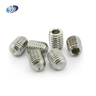 China Automotive Industry DIN913 Stainless Steel Hexagon Socket Set Screw Flat Point for sale