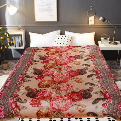 China Good prices 1ply 2ply big anti-pilling cheap raschel mink blankets 220x240 for sale