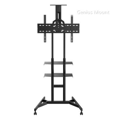 China SPCC Cold Rolled Steel High Quality TV Cart Mount TV Rack Carts for sale