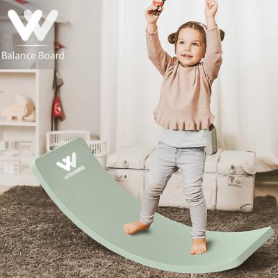 China Montessori Kinderboard Balance Board Shimmy Balance Board Yoga Fitness Curvy Full Body Fitness Exercise Gain Kids Other Baby Educational Toys for sale