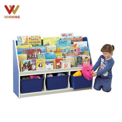 China Eco-Friendly Custody Bookcase Furniture Winning Wooden Shelf for Easy Organization Assembly Kids Book Rack and Wood Shelf Storage for sale