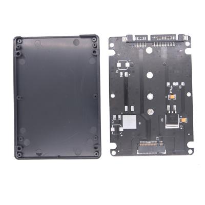 China Desktop Anti-scratch NGFF to SATA3 Adapter M.2 NGFF Card SSD Box for sale