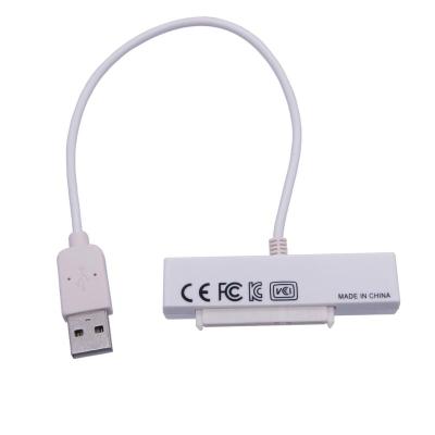 China COMPUTER USB 2.0 Male to Micro SATA 7+15 Pin Adapter Sata Cable USB for sale