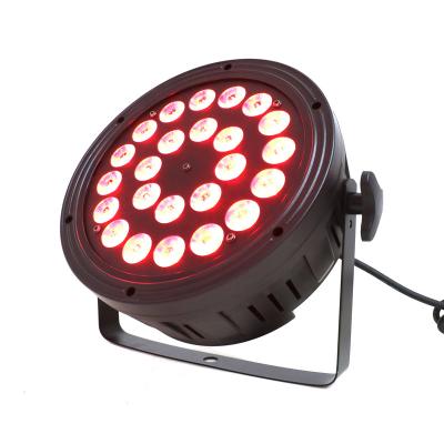 China Stage Lighting Led Plastic Stage Light High Power 24*RGBWAP Waterproof Led Par Led Plastic Par Light for sale