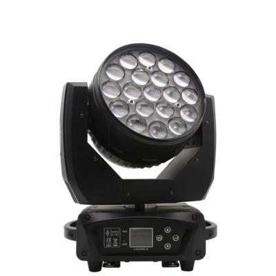 China Club circle control LED factory direct19x15W 4in1 RGBW wash zoom moving head led stage light for sale