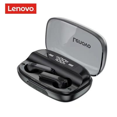 China 2021 In-Ear Lenovo Tws Wireless Headphones Powerbank Power LCD Display QT81 Earbuds Wireless Headphones for sale