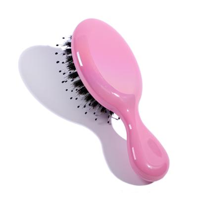 China High Quality Cheap Custom Promotion Home Travel Salon Style Hair Boar Hair Brush Hair Comb for sale