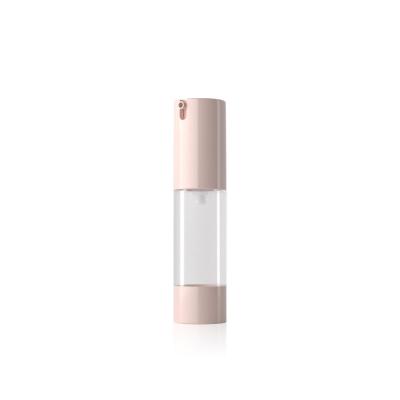 China Gift 15ML20ML30ML Rose Lotion Airless Cosmetic Pump Bottles Airless Bottle Plastic Cosmetic Bottle for sale