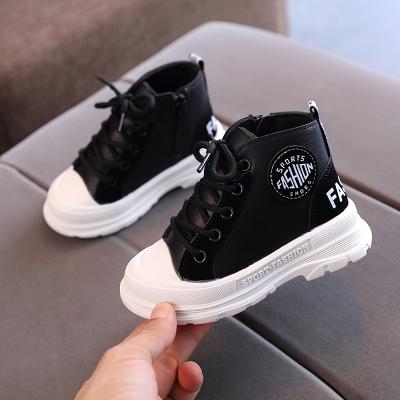 China Para de zapatos bebe kids teens winter lightweight boots for girls child boys wholesale Martin boots 21-30 cement shoes for sale