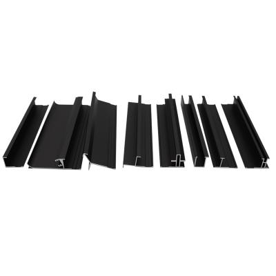 China Anti-scratch Cabinets Wardrobe Aluminum Extrusion Profiles For Sliding Door Wardrobe Walk In Closet for sale