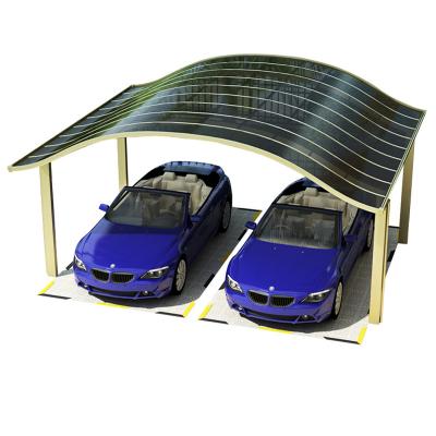 China Custom aluminum car frame sun tent rain shed outdoor aluminum car cantilever awning parking lot for sale