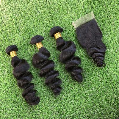 China Natural Loose Wave Hair Grade 8A Brazilian Loose Wave Hair Wholesale Price Sellers for sale