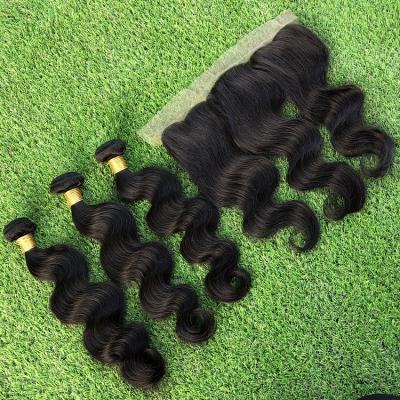 China Clean Body Wave Machines With Low Price Natural Hair Color Body Wave Weft Cuticle Lined Raw Virgin Hair for sale