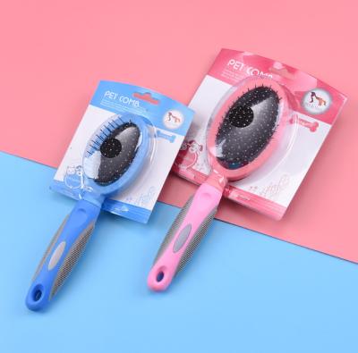 China Non-Toxic Cleaning Dog Comb Self Grooming Cat Brush Comb Pet Hair Brush Pet Product for sale