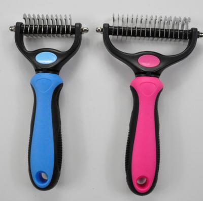 China Viable Wholesale Products Automatic Hair Removal Pet Grooming Tools Self-cleaning Comb For Dog Cat for sale