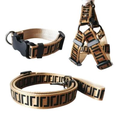 China DETACHED Pet Harness Set Durable Adjustable Dog Harness Belt - Luxury Printed Dog Harness Leashes for sale