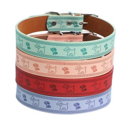 China DETACHED Wholesale PU Leather Collars For Pets Designs Cute Copy Cat Collars Cat Accessories Pet Collars for sale