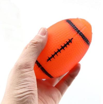 China Cheaper Price Viable Evade Glue Pet Football Chew Toys Soft Vocal Dog Play Balls Toys In Wholesale for sale