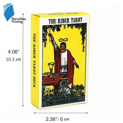 China Strong And Solid Customized Tarot Cards Printing Cards With Box Type for sale