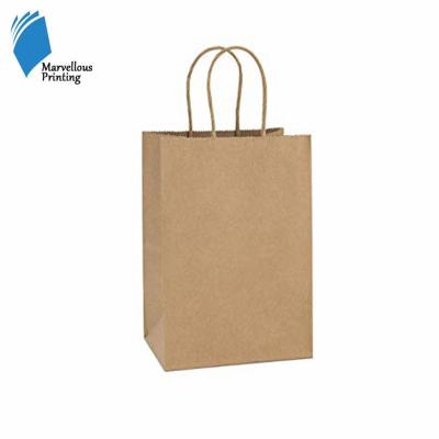 China Wholesale Factory Direct Sale Recyclable Cheap Customized Kraft Shopping Bag for sale